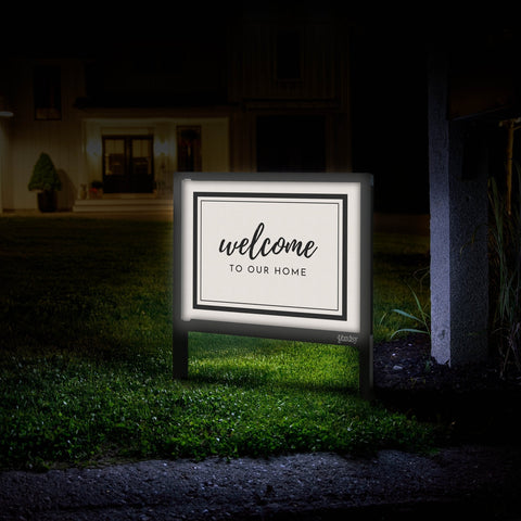 Welcome To Our Home Yardsy Sign Mailbox