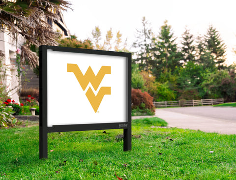 West Virginia Gold Primary Mark White Yardsy Sign