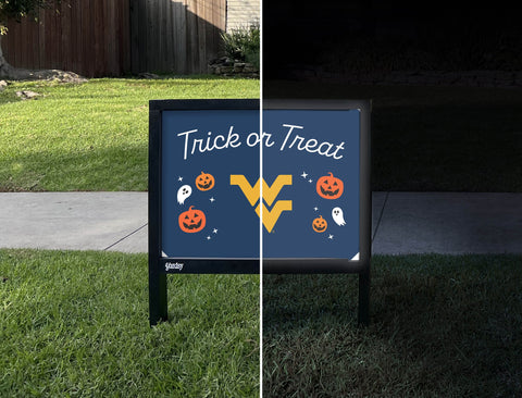 West Virginia Halloween Trick Or Treat Yardsy Sign yard sign