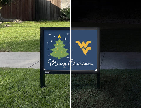 West Virginia Merry Christmas Yardsy Sign yard sign