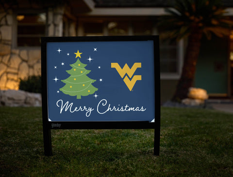 West Virginia Merry Christmas Yardsy Sign yard sign