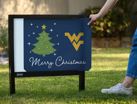 West Virginia Merry Christmas Yardsy Sign yard sign
