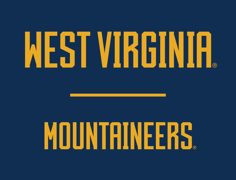 West Virginia Mountaineers Blue Yardsy Sign yard sign