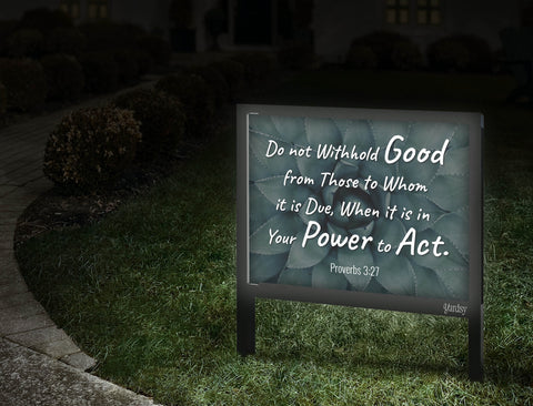 When It Is In Your Power To Act Walkway