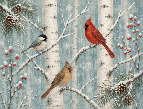 Winter Birds Yardsy Sign yard sign