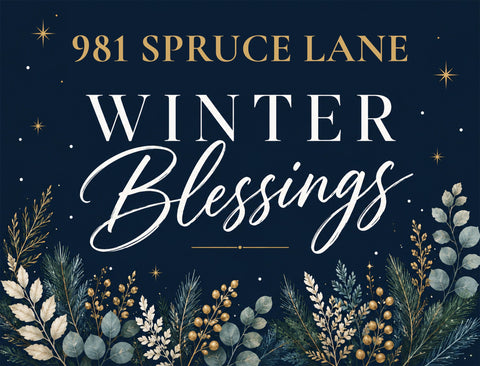 Winter Blessings Custom Yardsy Sign yard sign