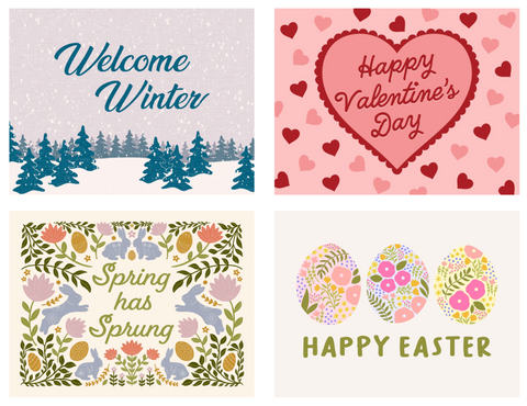 Winter & Spring Holiday Bundle (Inserts Only)