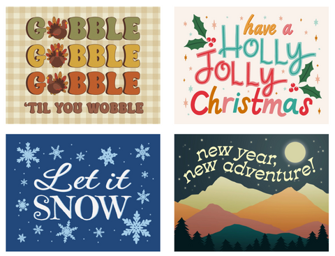 Playful Sayings Holiday Bundle (Inserts Only)